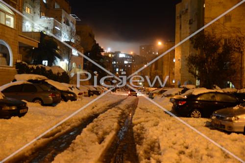 ירושלים מושלגת