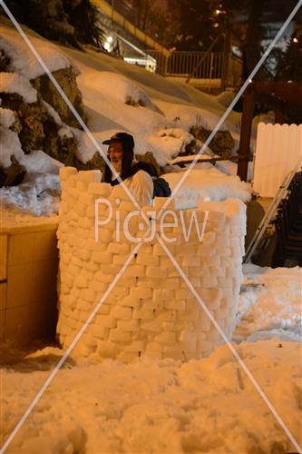Jerusalem snowy