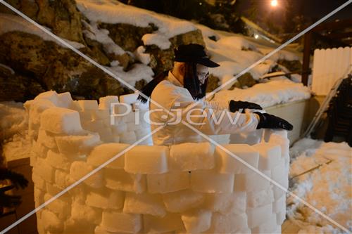 Jerusalem snowy