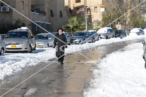 ירושלים מושלגת