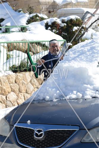ירושלים מושלגת