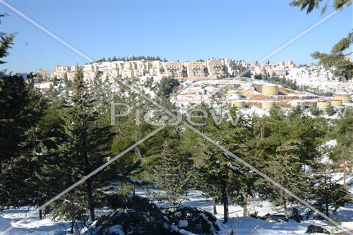 ירושלים מושלגת