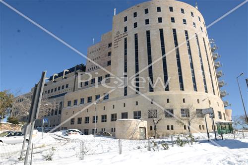 Jerusalem snowy