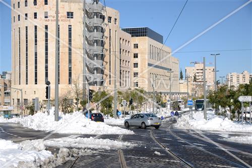 Jerusalem snowy