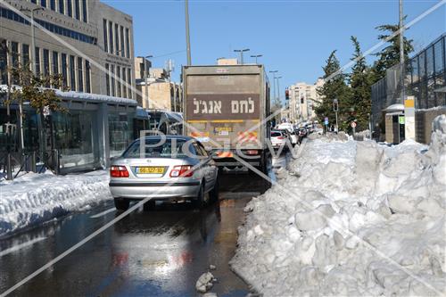 Jerusalem snowy