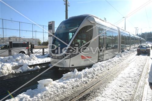 Jerusalem snowy