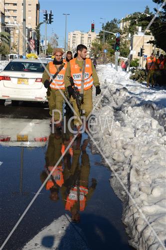 ירושלים מושלגת