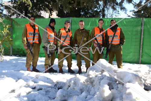 Jerusalem snowy