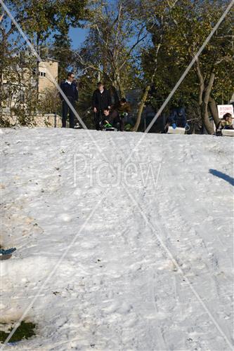 Jerusalem snowy