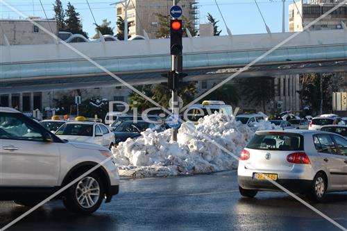 Jerusalem snowy