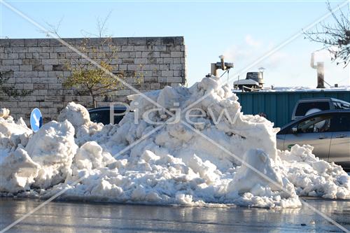 Jerusalem snowy