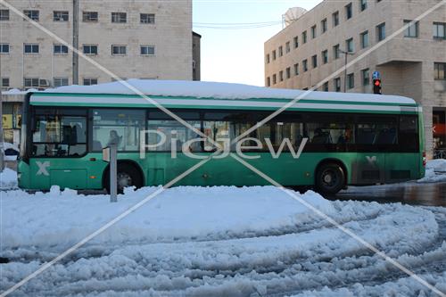 ירושלים מושלגת