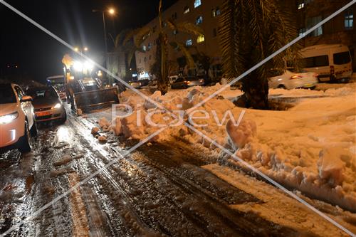 Jerusalem snowy