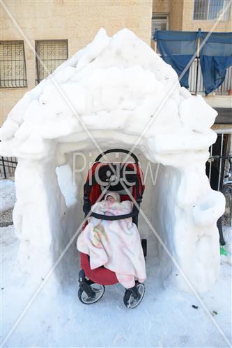 Jerusalem snowy