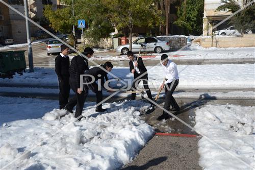 ירושלים מושלגת
