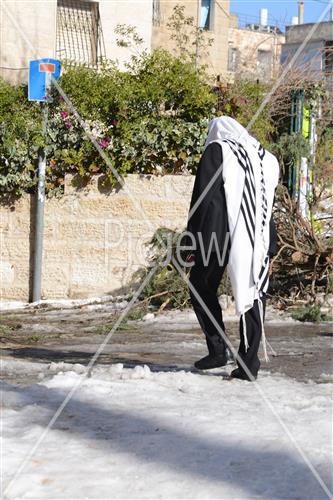 ירושלים מושלגת
