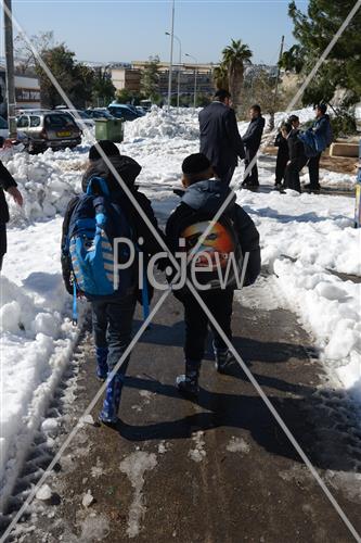 Jerusalem snowy