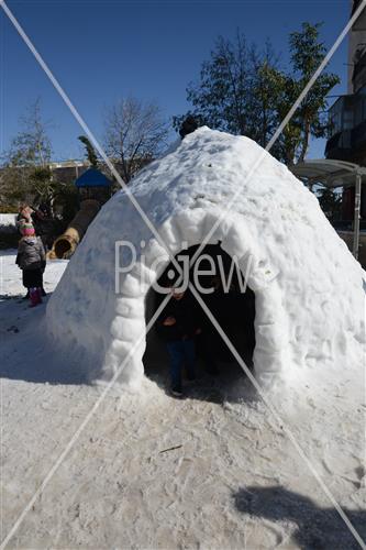 Jerusalem snowy