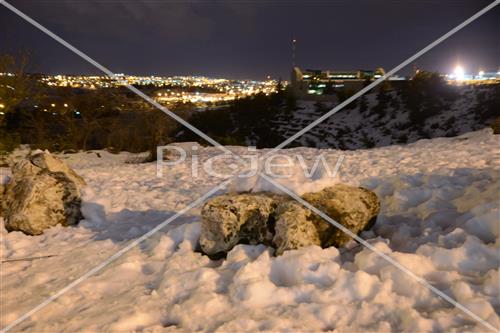 Jerusalem snowy