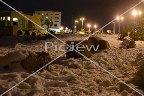 Jerusalem snowy