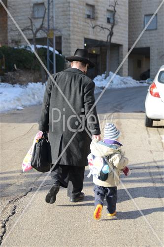 ירושלים מושלגת