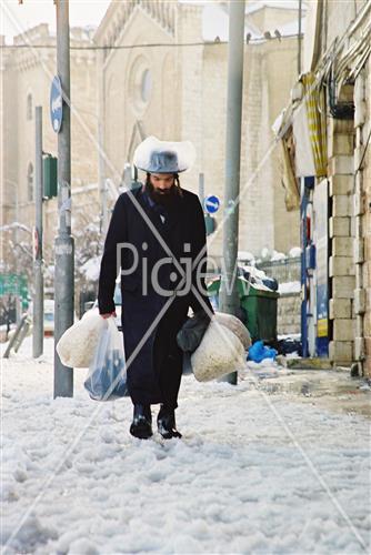 ירושלים מושלגת