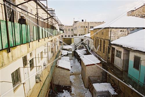 Jerusalem snowy