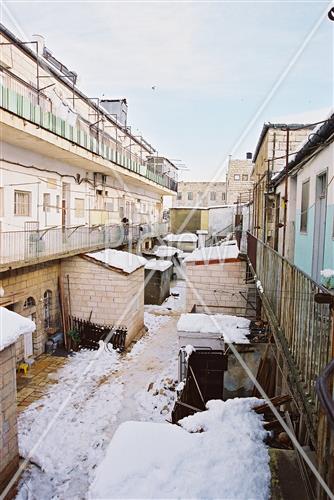 Jerusalem snowy