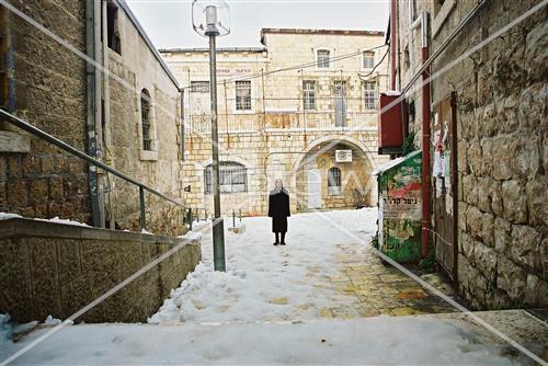 Jerusalem snowy