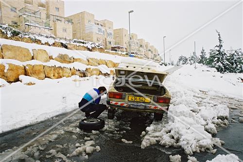 ירושלים מושלגת