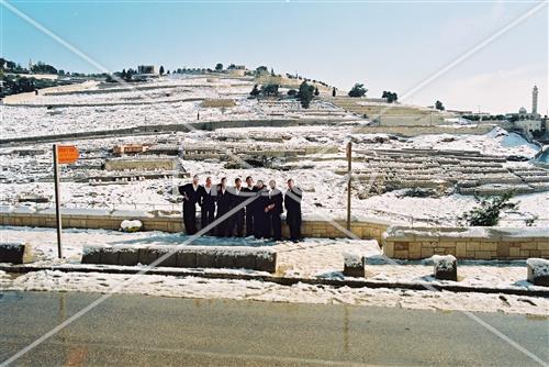 Jerusalem snowy