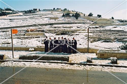 Jerusalem snowy