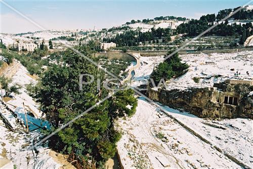 Jerusalem snowy
