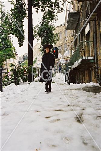ירושלים מושלגת