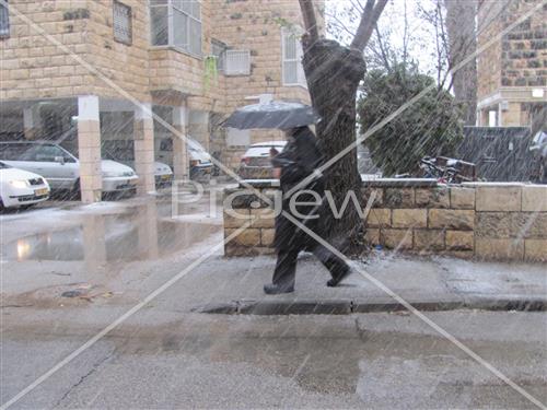 ירושלים מושלגת