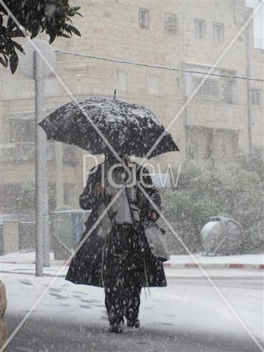 ירושלים מושלגת