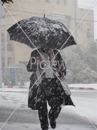 ירושלים מושלגת