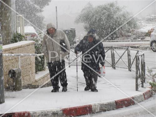 ירושלים מושלגת
