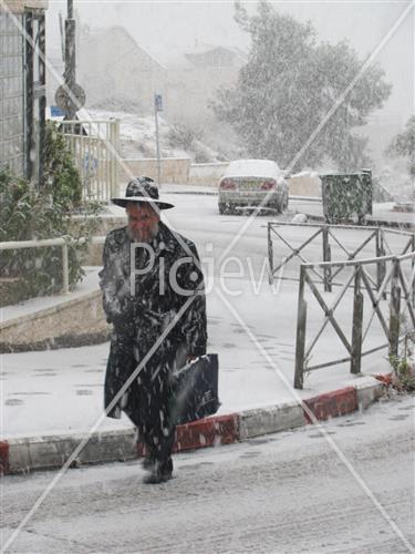 ירושלים מושלגת