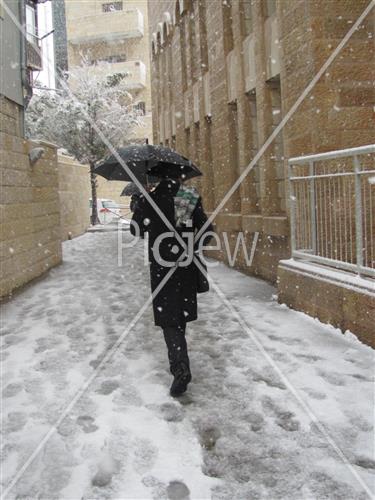 ירושלים מושלגת