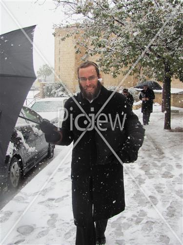 Jerusalem snowy