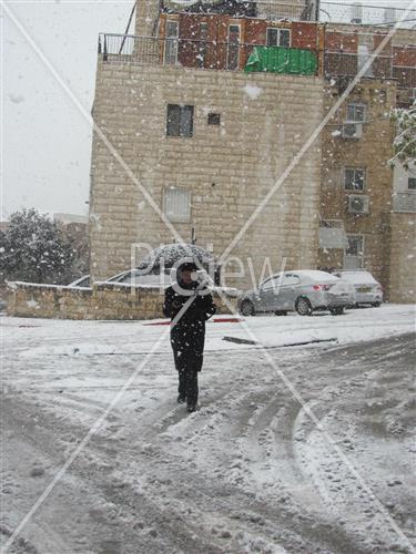 ירושלים מושלגת