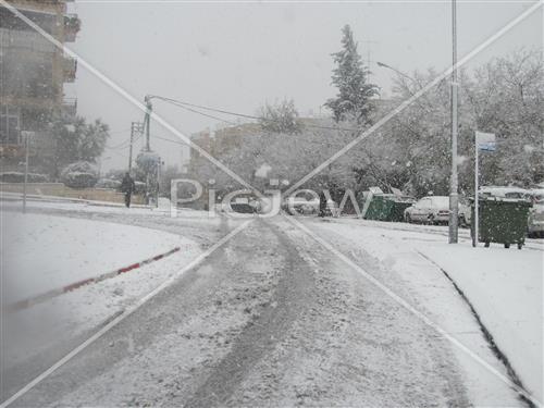 ירושלים מושלגת