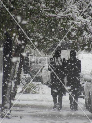 Jerusalem snowy