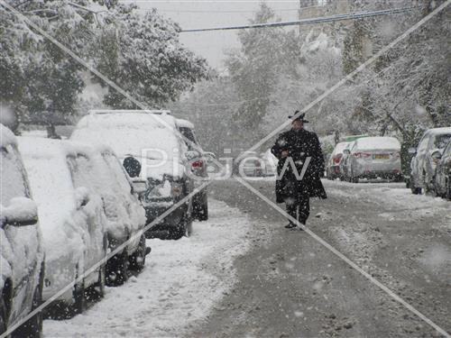 Jerusalem snowy