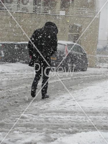 Jerusalem snowy