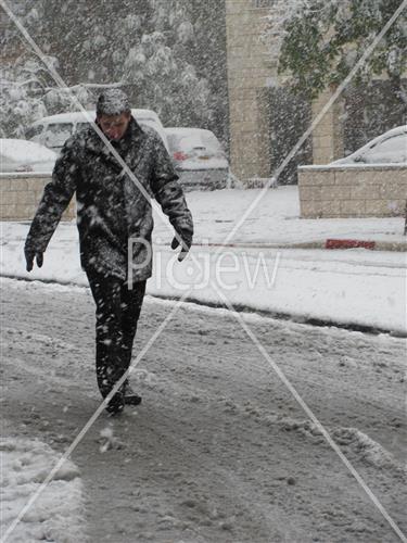 ירושלים מושלגת
