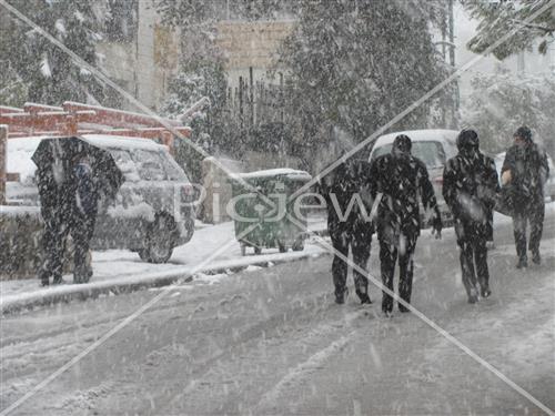Jerusalem snowy