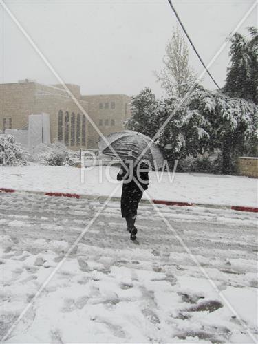 ירושלים מושלגת