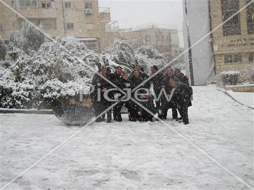 Jerusalem snowy